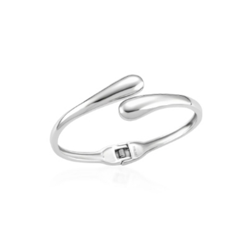 Sleek Silver Women's Bracelet